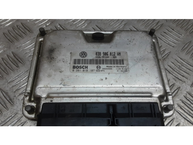 Блок управления двигателя 0281010107, 038906012AN   Skoda Fabia Mk1 (6Y)