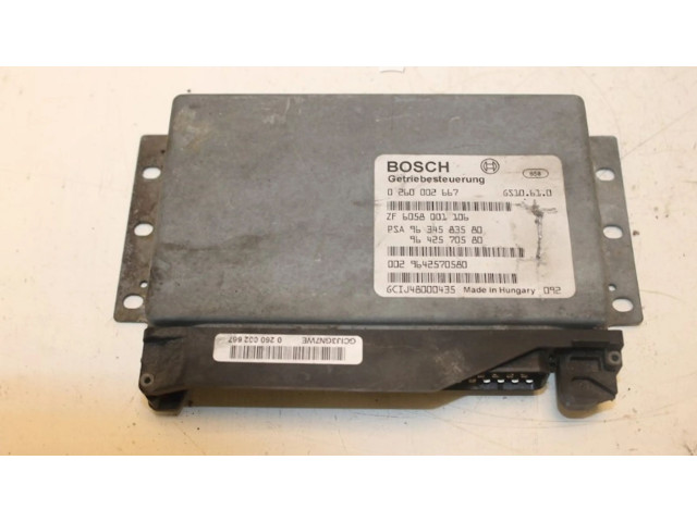 Блок управления коробкой передач 9634583580, 0260002667 Peugeot 607