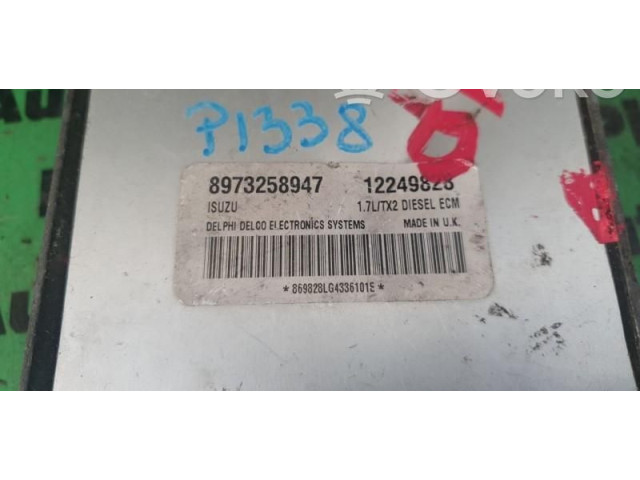 Блок управления двигателем Блок управления 12249828, 13144390   Opel Meriva A