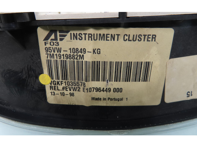Панель приборов 95VW10849KG, 7M1919882M   Ford Galaxy       