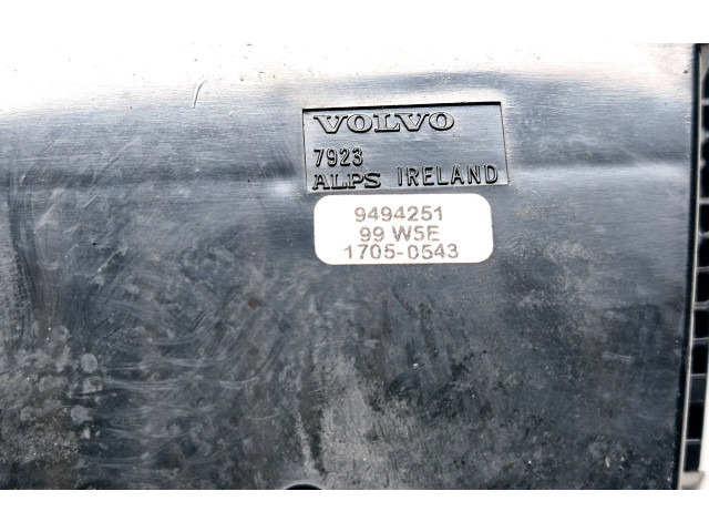 Блок управления климат-контролем 9494251, 17050543 Volvo S80