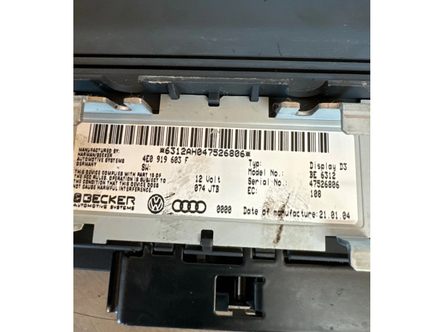 Дисплей    4E0919603F   Audi A8 S8 D3 4E