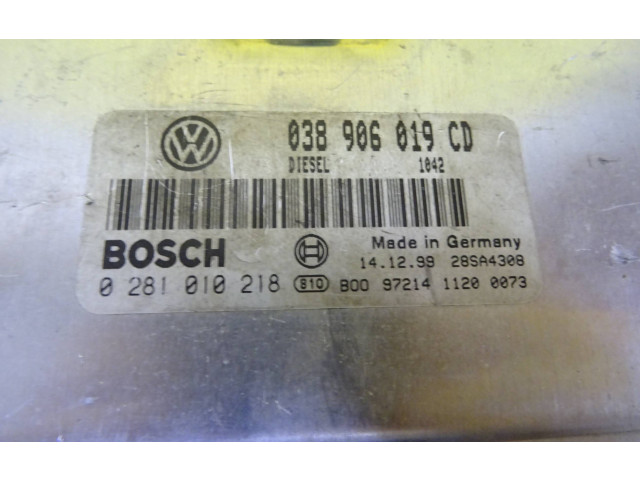 Řídící jednotka 038906019CD, 0281010218 Volkswagen PASSAT B5.5 2003