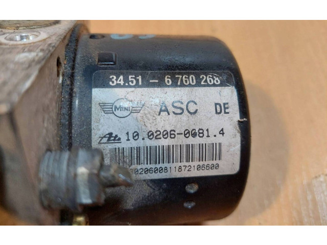 Блок АБС 6760269, 6760268 Mini One - Cooper R50 - 53 2001 - 2006 года