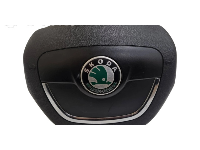 Подушка безопасности водителя 1Z0880201AK Skoda Octavia Mk2 (1Z)