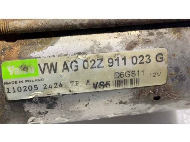 Стартер 02Z911023G, D6GS11 Audi A3 S3 8P