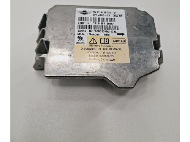 Блок подушек безопасности 3428715 Mini One - Cooper Coupe R56