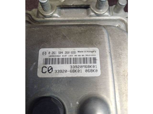 Řídící jednotka 0261s04260, 33920m68k01 Nissan Pixo 2010