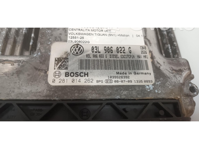 Řídící jednotka 03L906022G Volkswagen Tiguan 2010