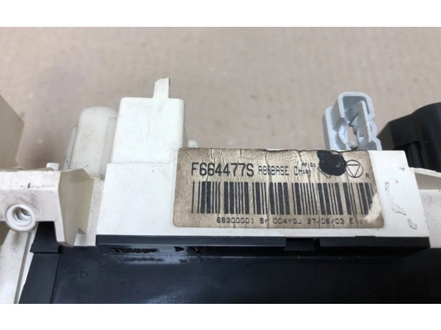 Блок управления климат-контролем F664477S, 6451KP   Citroen C2