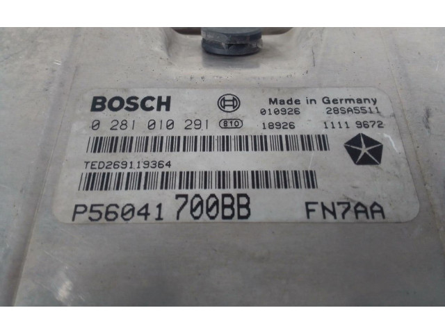 Řídící jednotka 0281010291 Jeep Cherokee III KJ