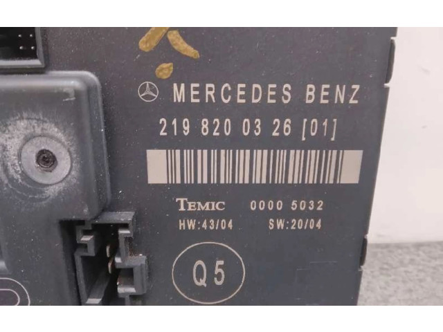 Řídící jednotka 2198200326 Mercedes-Benz CLS AMG C219 2006