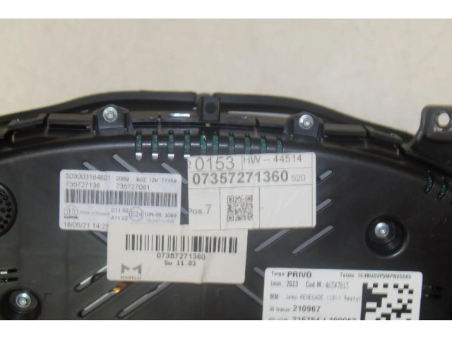 Панель приборов 07357271360   Jeep Renegade       