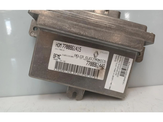 Блок управления двигателем Блок управления 7700861448, 7700861448   Renault Clio I