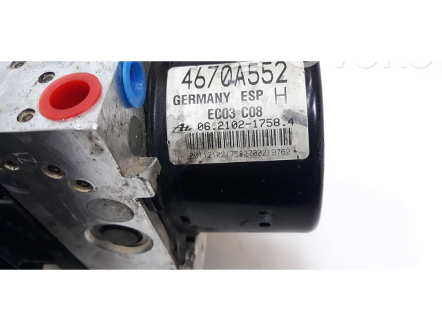 Блок АБС 4670A552, 4670A552 Mitsubishi Outlander 2007 - 2012 года