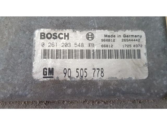 Řídící jednotka 0261203548   Opel Omega B2 2002