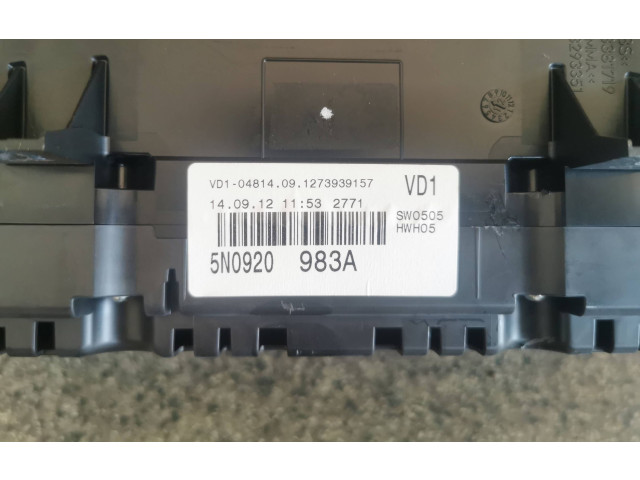 Přístrojová deska  Volkswagen Tiguan 2013 5N0920983A  