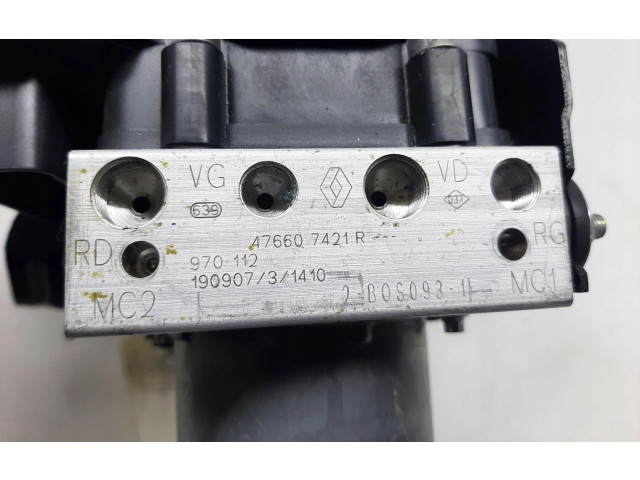 Блок управления АБС 476607421R Renault Clio V