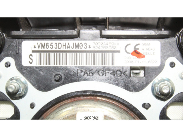 Подушка безопасности водителя 7030A459XA, 624768900 Mitsubishi Outlander