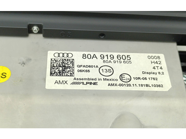 Дисплей 80A919605 Audi Q5 SQ5