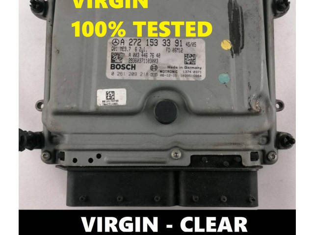 Řídící jednotka A2721533391, 0261209218 Mercedes-Benz SLK R171 2006