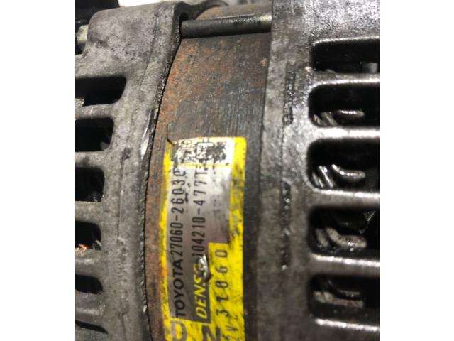 Генератор 2706026030, 1042104771 Lexus IS 220D-250-350