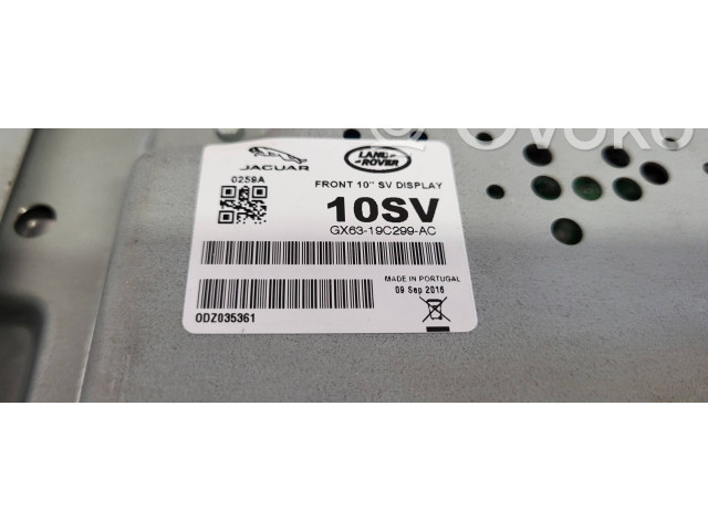 Дисплей GX6319C299AC, 0DZ035361 Jaguar F-Pace