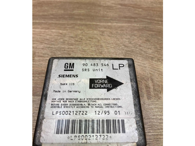 Блок подушек безопасности 90483546, 5WK4115   Opel Tigra A