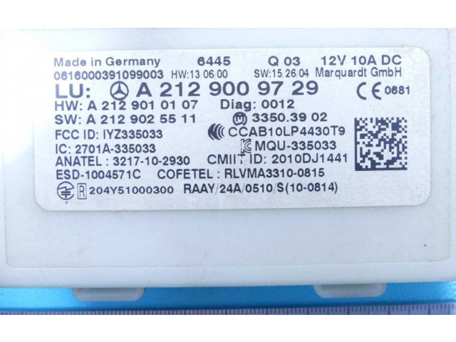 Блок комфорта A2129009729, IMPRK1078470   Infiniti QX30   