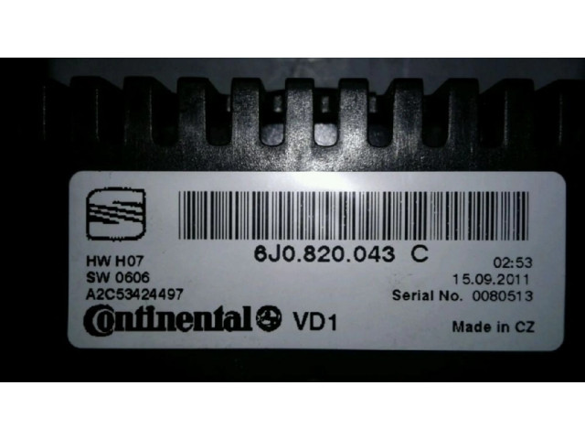 Блок управления кондиционера воздуха / климата/ печки (в салоне)