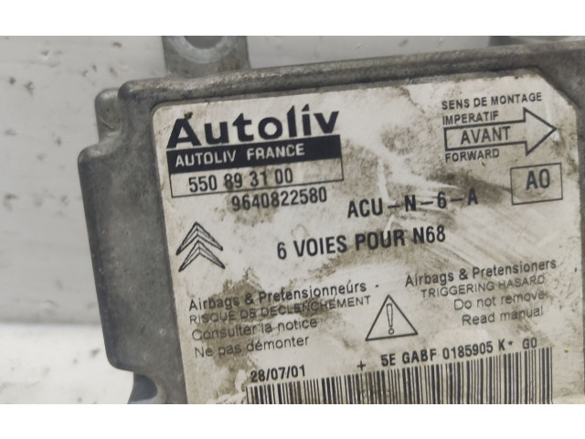 Блок подушек безопасности 9640822580, 550893100 Citroen Xsara