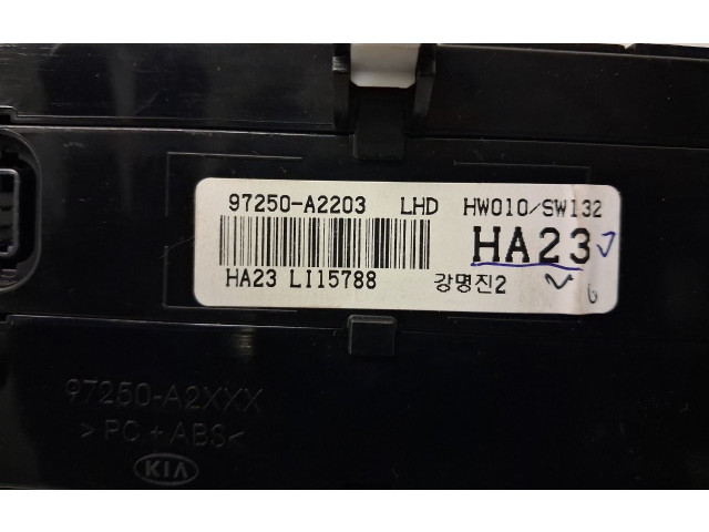 Блок управления климат-контролем 97250A2203WK, 97250A2203   KIA Ceed