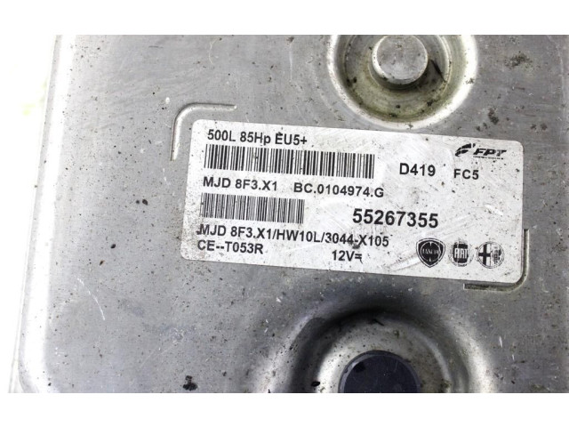 Блок управления двигателя 55267355   Fiat 500L