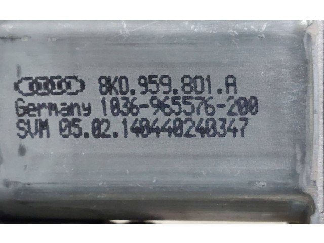 Передний двигатель механизма для подъема окон 8K0959801A, 1036965576200   Skoda Superb B6 (3T)       