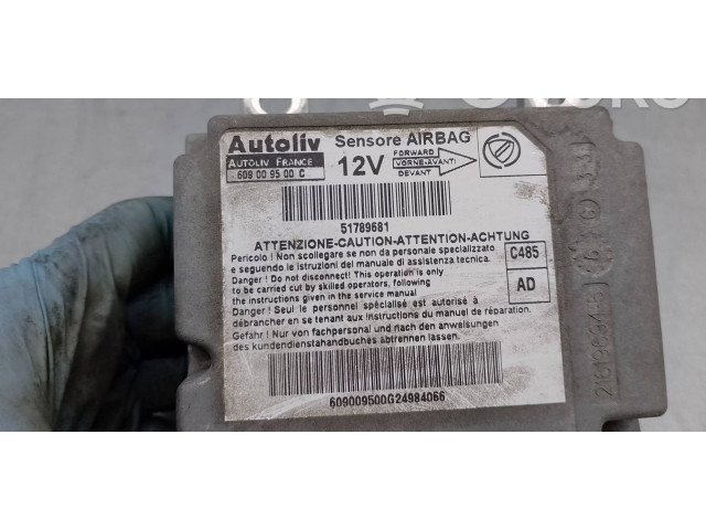 Блок подушек безопасности 51789681, 609009500C Lancia Ypsilon