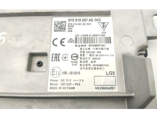 Дисплей 9Y0919597AD, 9Y0919597ADOV3 Porsche Cayenne (9Y0 9Y3)