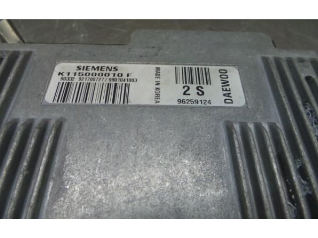 Řídící jednotka K115000010F, 96259124 Daewoo Matiz 1998