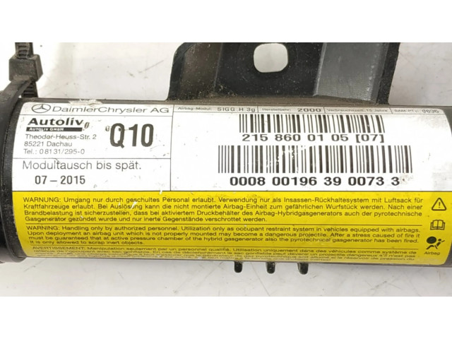 Боковая подушка безопасности 2158600105, A2158600105   Mercedes-Benz CL C215