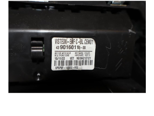 Радио/ проигрыватель CD/DVD / навигация 4390160113 Peugeot Partner III