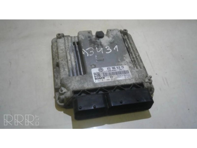 Блок управления двигателя 0281011900, 03g906016cb 1039s06216 Volkswagen Golf V