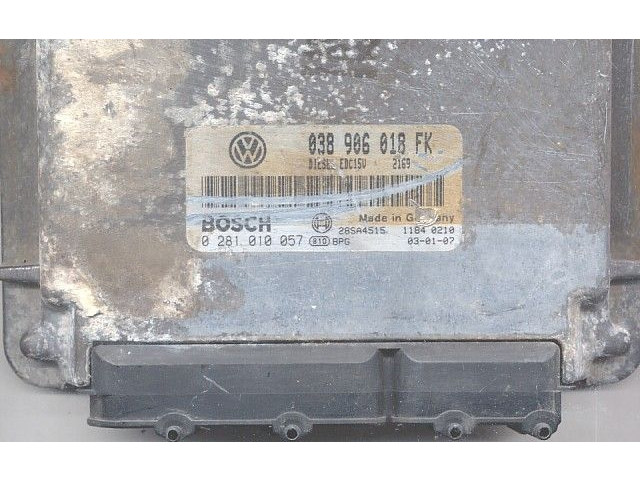 Řídící jednotka 038906018FK, 0281010057 Volkswagen Caddy 2000