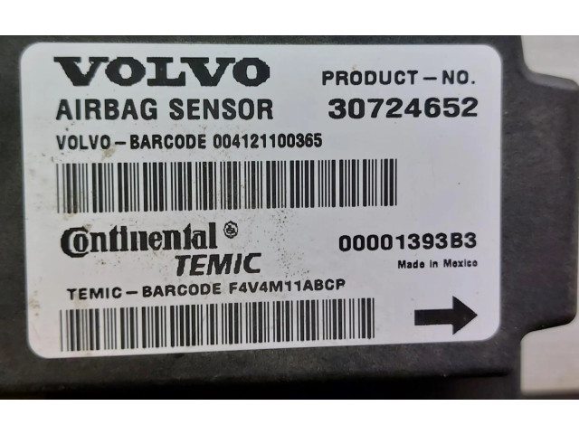 Блок подушек безопасности 30724652   Volvo V50