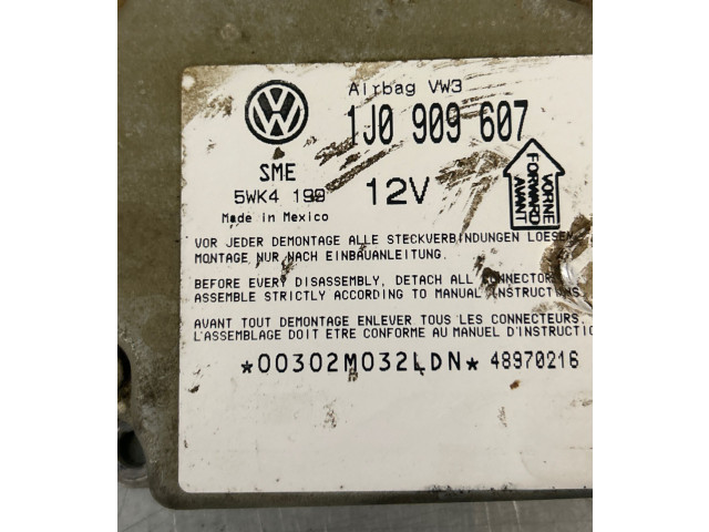 Блок подушек безопасности 1J0909607, 48970216 Volkswagen PASSAT B5.5