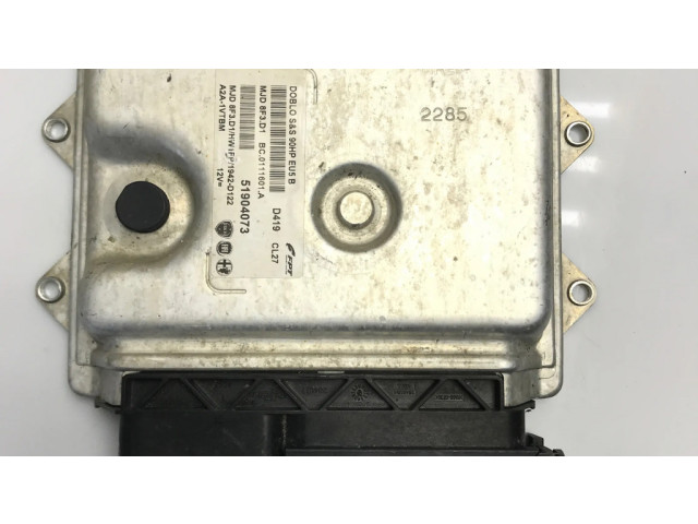 Блок управления двигателя 51904073 Fiat Doblo