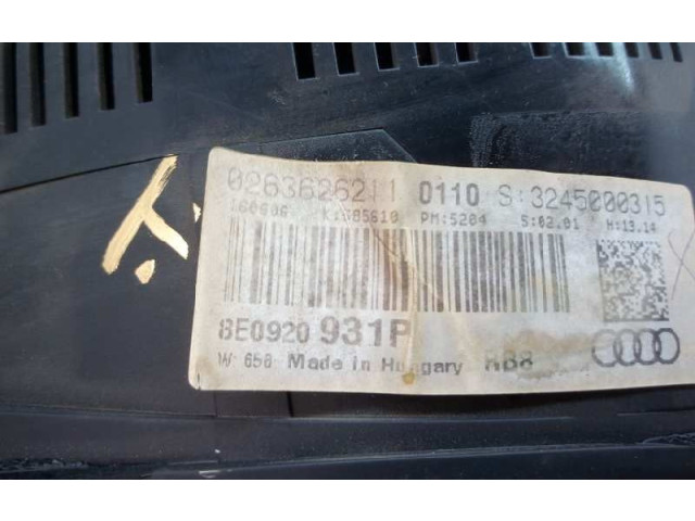 Панель приборов 8E0920931P   Audi A4 Allroad       