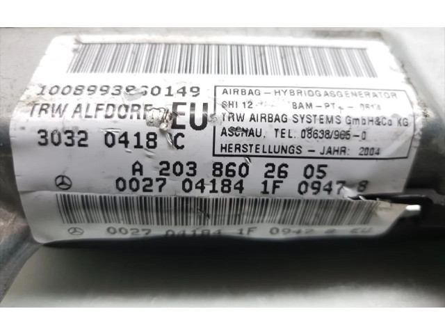 Подушка безопасности двери A2038602605 Bentley Continental