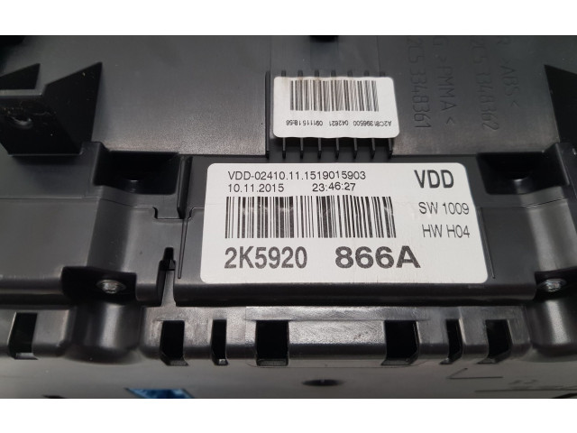 Панель приборов 2K5920866A, A2C533486362 Volkswagen Caddy