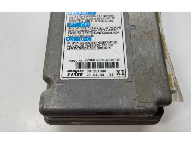 Блок подушек безопасности 77960SDNC112M1, 77960SDN Honda Accord