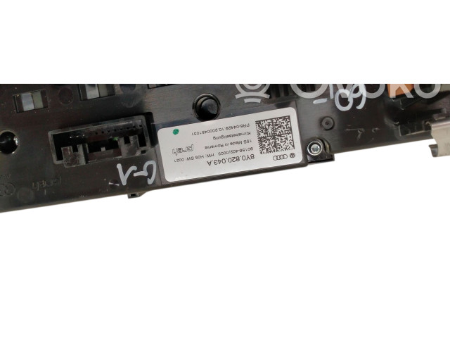 Блок управления климат-контролем 8Y0820043A   Audi A3 8Y