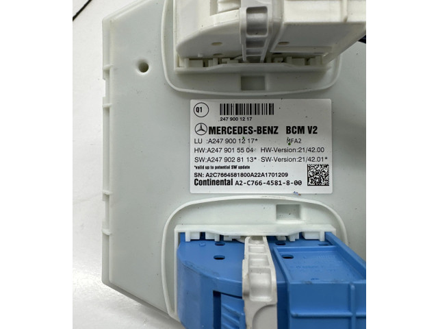 Блок комфорта A2479001217, A2479015504   Mercedes-Benz CLA C118 X118   